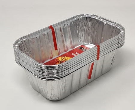 TITAN Foil Tray BZ90317R 8PCS Pack 1LB Loaf Pans 5.6X3.25X1.8" 14.5X8.4X4.7CM