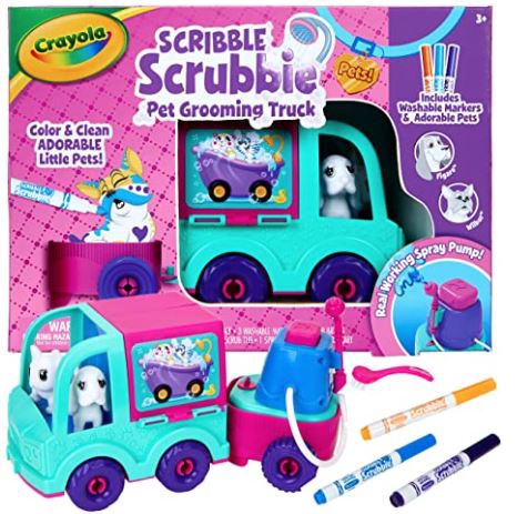 CRAYOLA Toy Scribble Scrubbie Pets Grooming Truck