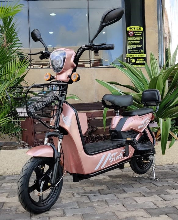 Electric Bike Md Time Start GE-GOLD with Mirrors, Turn Signals, Alarm and Charger