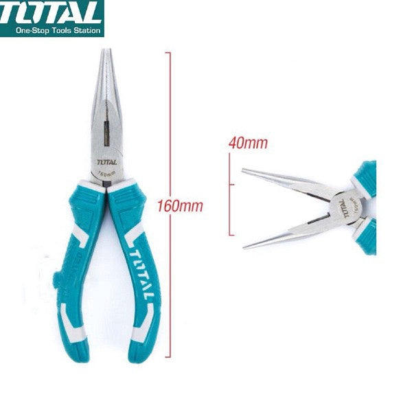 TOTAL Pliers 6" Long Nose THT120606P