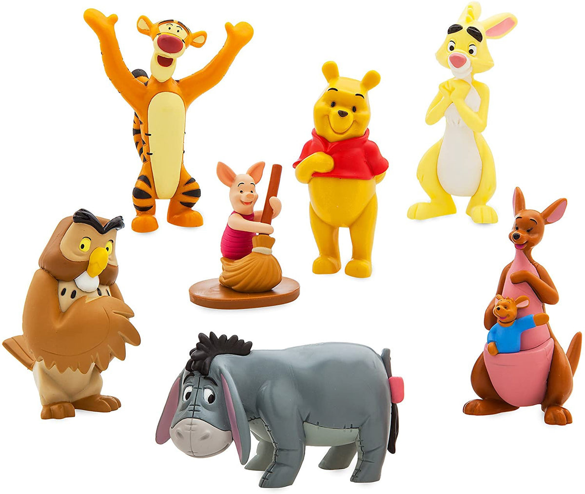 DISNEY Toy Winnie the Pooh Figure Play Figurines Set