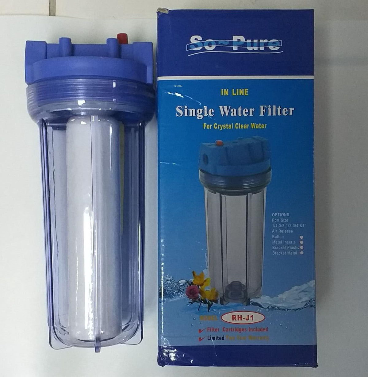 SO PURE Water Filter Housing Single /Super Home RH-J1