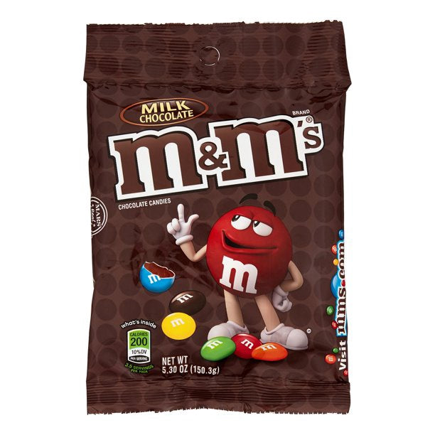 M&M Milk Chocolate Candies 5.30OZ 150.3G