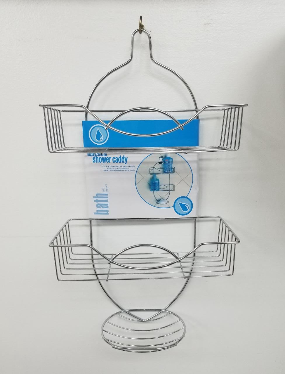 Shower Caddy 3 Shelf E-0019 Luxury Chrome