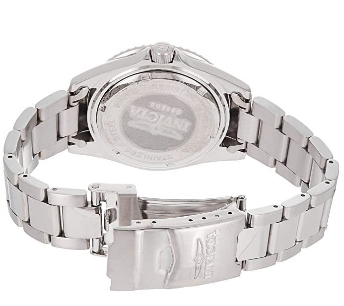INVICTA Watch Men 8932OB Pro Diver Analog Quartz Silver Dial Color Black Stainless Steel