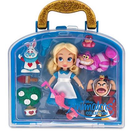DISNEY Toy Alice IN Wonderland Playset 5" Animators' Collection