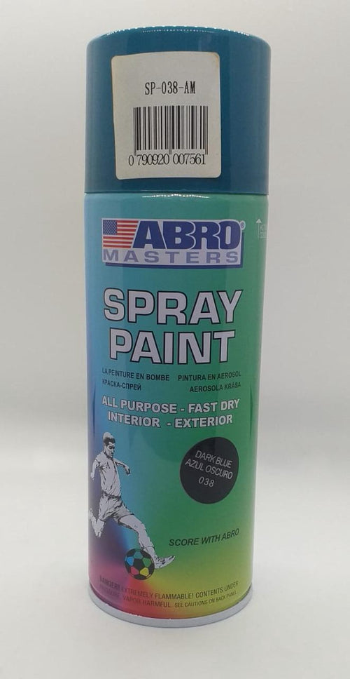 ABRO Tin Spray Blue Dark #038