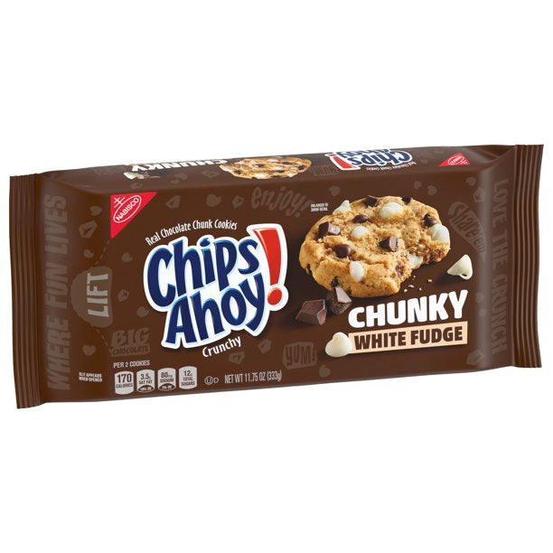 NABISCO Chips Ahoy! Chunky White Fudge Cookies 11.75OZ 333G