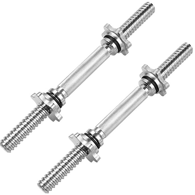 Dumbell Bar Stainless Steel Besportble 2PC 13.7INCH