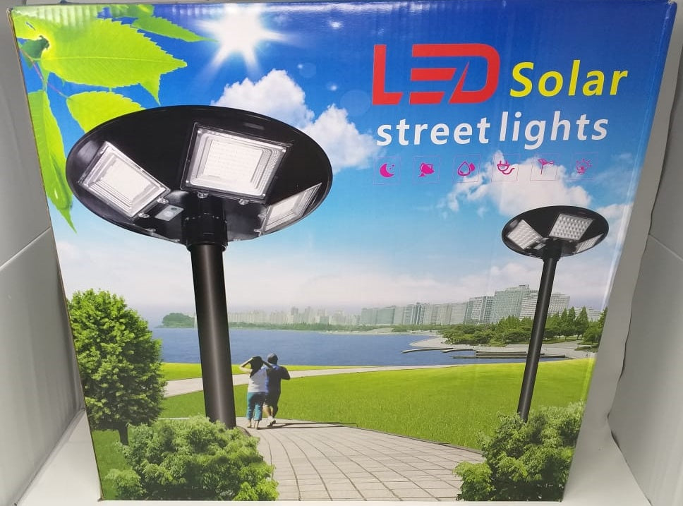 Solar Light 250W LED Without Pole Street 5-WAY BUILT-IN Panel