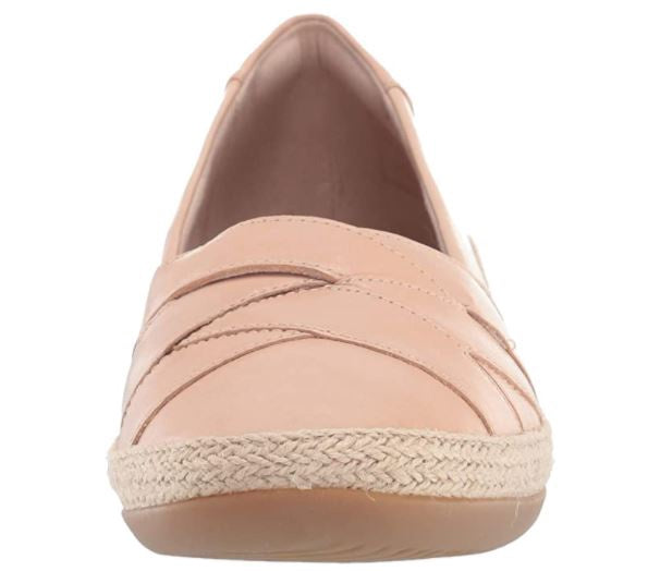 CLARKS Footwear Women's Danelly Shine Loafer Blush Leather