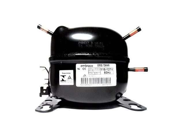 EMBRACO Fridge Compressor 1/5 HP 110V R134 Emis 70HHR