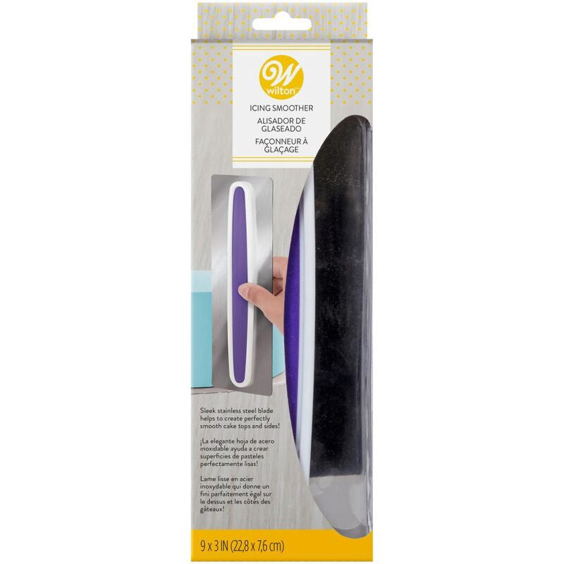 WILTON Baking Icing Smoother 9 X 3" 22.8 X 7.6CM 417-1648