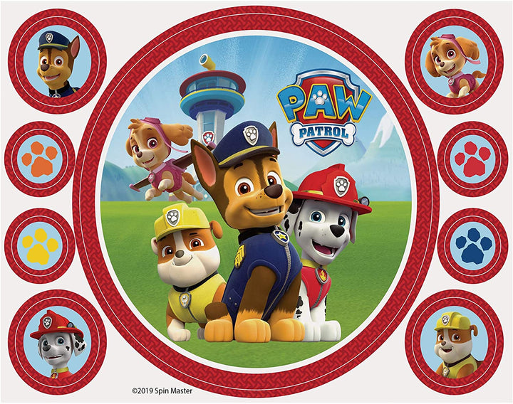 WILTON Baking Cake Topper Edible Image 710-7910 Paw Patrol Decorating Kit Multicolor