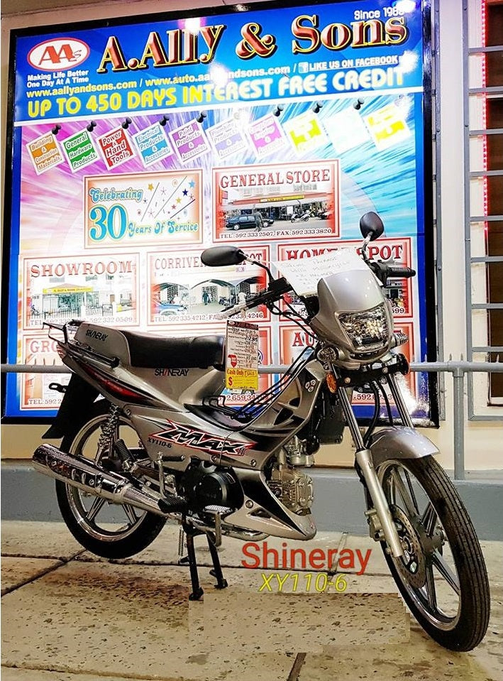 SHINERAY Motorcycle XY110-6 Silver