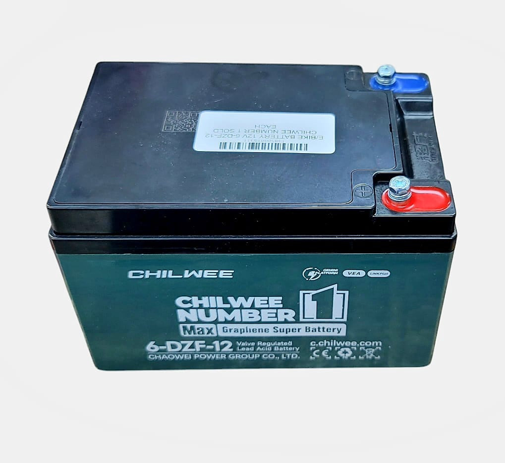 E/BIKE Battery 12V 6-DZF-12 Chilwee Number 1 Sold Each