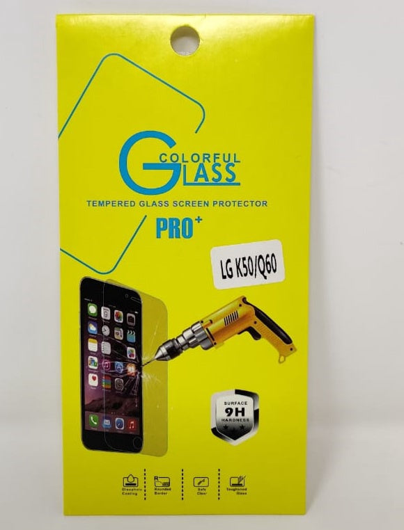 GENERIC Phone Screen Protector for Lg K50 / Q60 Tempered Glass Pro+ Colorful Glass