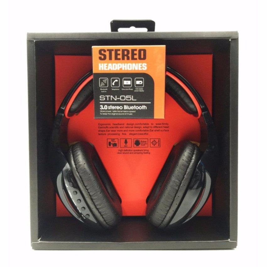 Headphone Wireless STN-05L LED 3.0 Stereo Bluetooth
