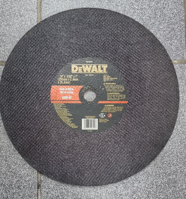 DEWALT Disc Metal Cutting 14" X 7/64" DW44640 Metal Cutting