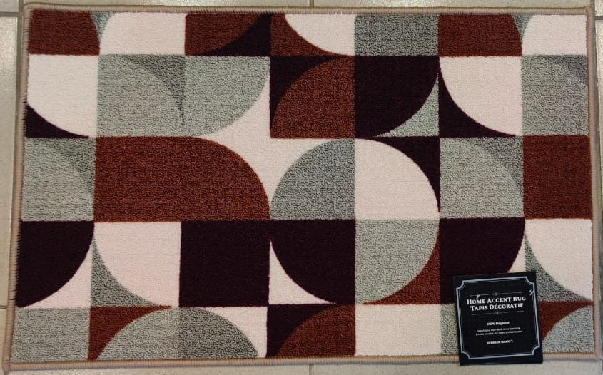 HOME ACCENT RUG Floor Mat 20 X 32" 50X80CM