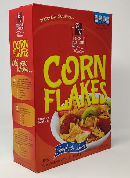 BEST VALUE (FOOD) Best Value Corn Flakes 18OZ 510G