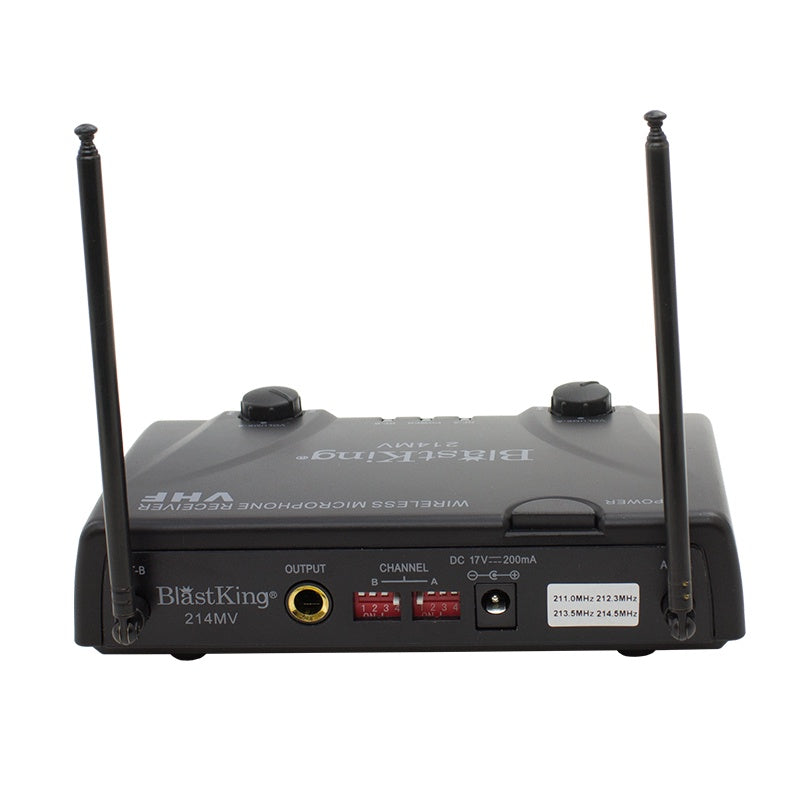 BLASTKING Microphone Wireless I49B-214MV Dual