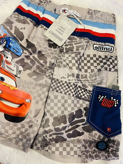 Kids Disney Boys Swim Trunks Cars SIZE10