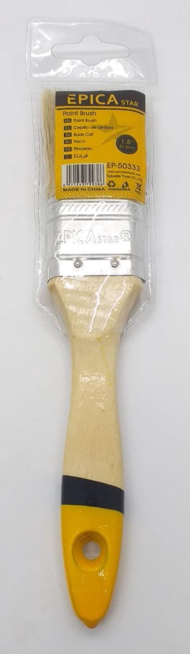 Paint Brush 1 1/2" Epicastar EP-50333 Wood Handle"