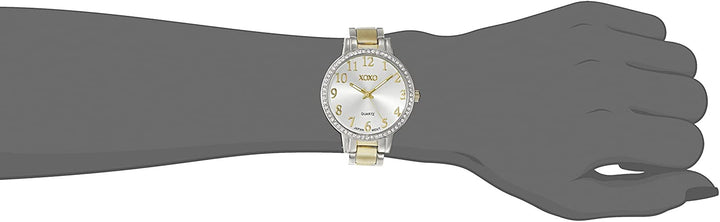 XOXO Watch Women XO5847 Analog Display Quartz Two Tone