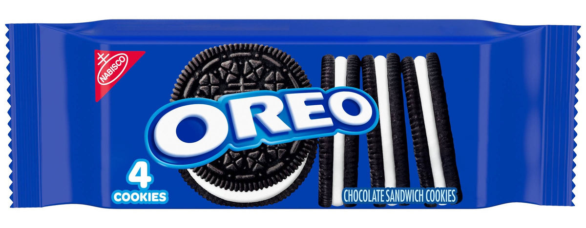 NABISCO Oreo Original Cookies 1PACK of 4-COOKIES Single 45G