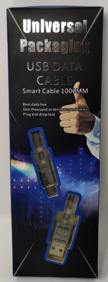 GENERIC USB Cable Micro Universal Packaging Safe Smart 1000MM