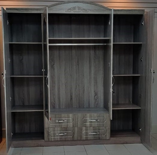 Wardrobe Quad with Mirror 9525-4