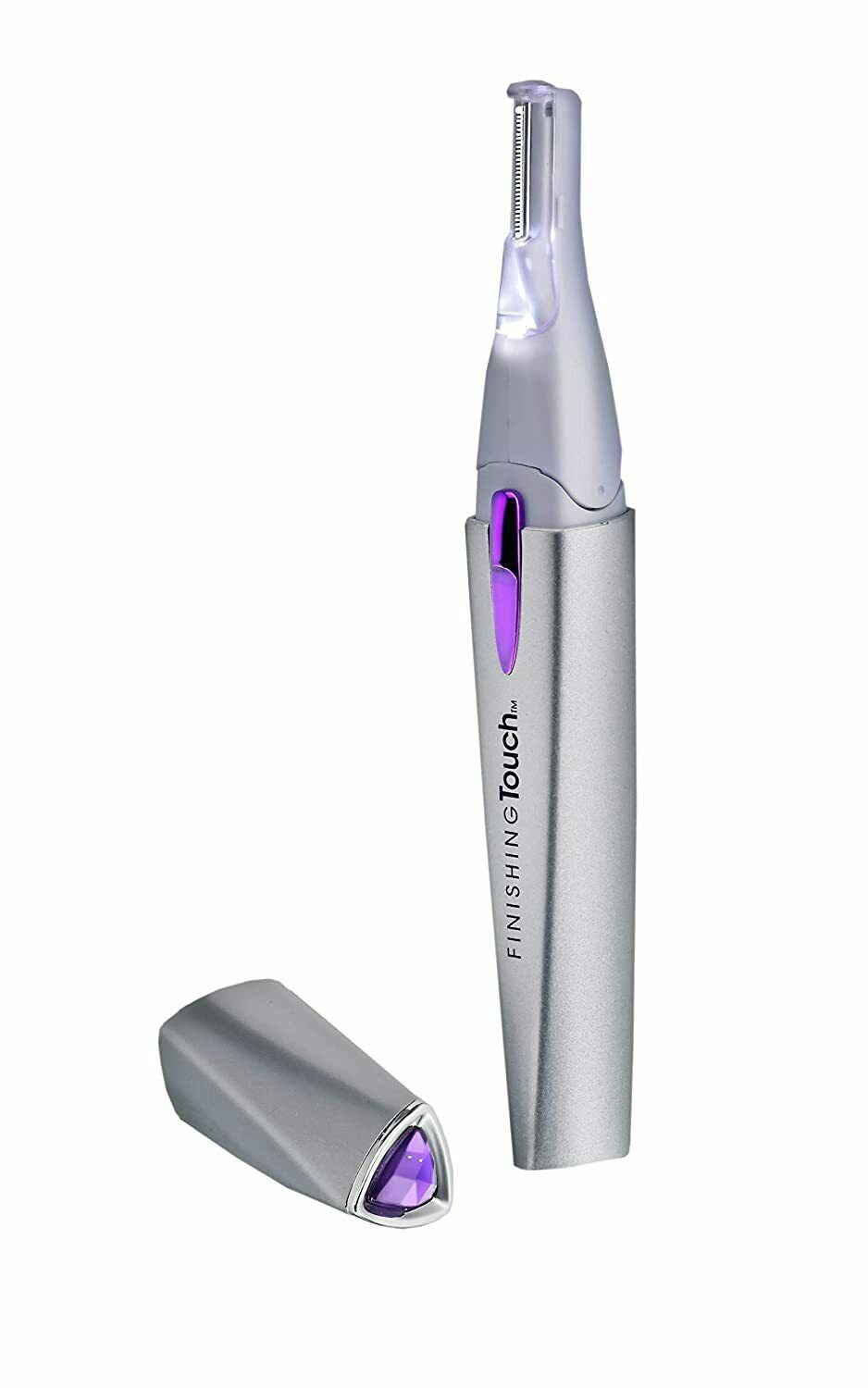 FINISHING TOUCH Shaver Lumina Painless Hair Remover Silver