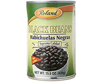 ROLAND (FOODS) Roland Black Beans 15.5OZ 439G