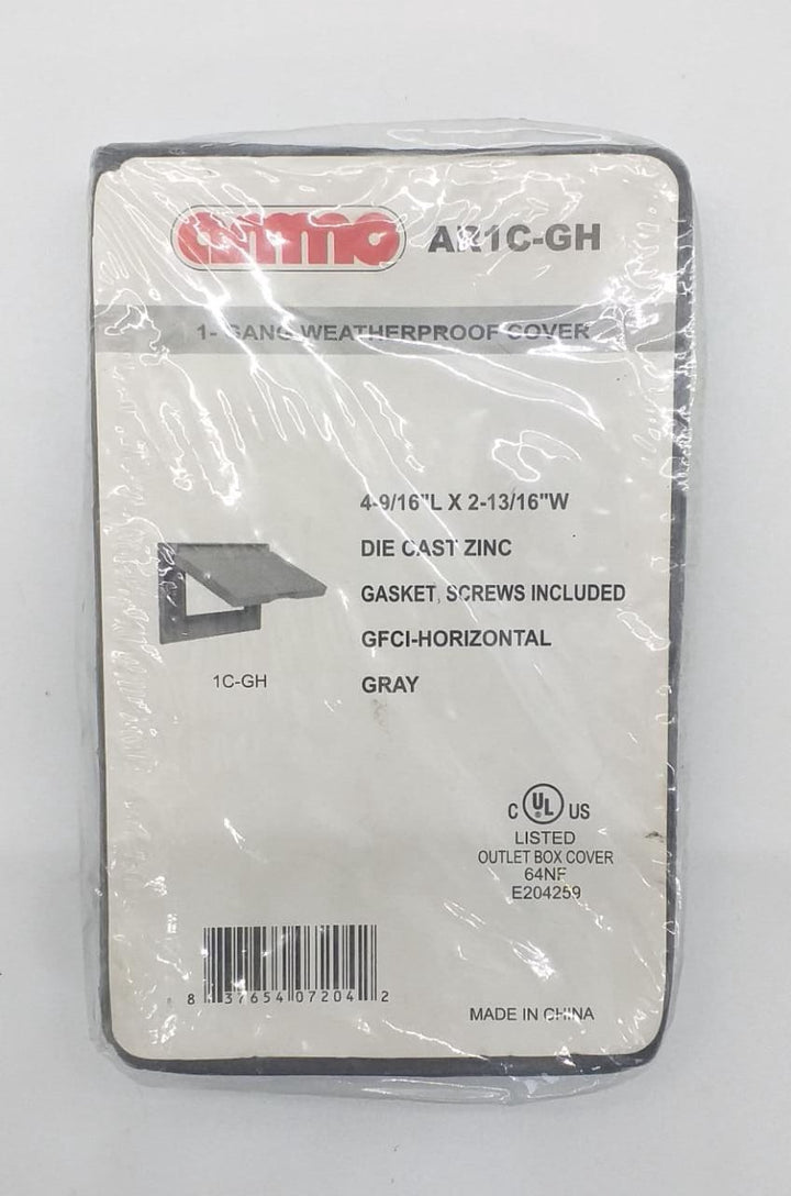 AMMO Weatherproof Cover Gfci Horizontal AR1C-GH Die Cast Alum