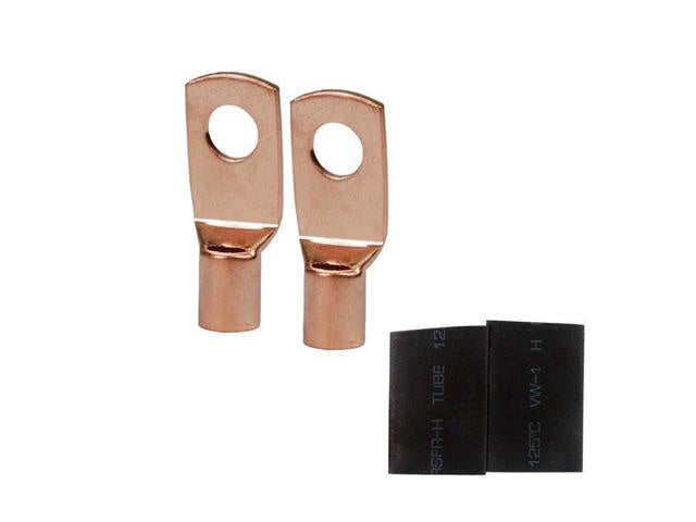 PIPEMAN'S Spade Clip 0G #10 Ring Terminal IS-PTRC-0-10 2PCS Pack