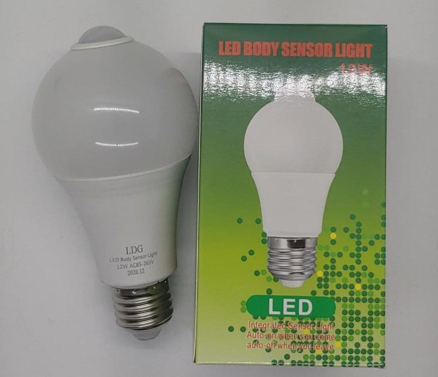 Bulb LED Body Sensor Motion Light 12W 85-265V 2020.12 Ldg