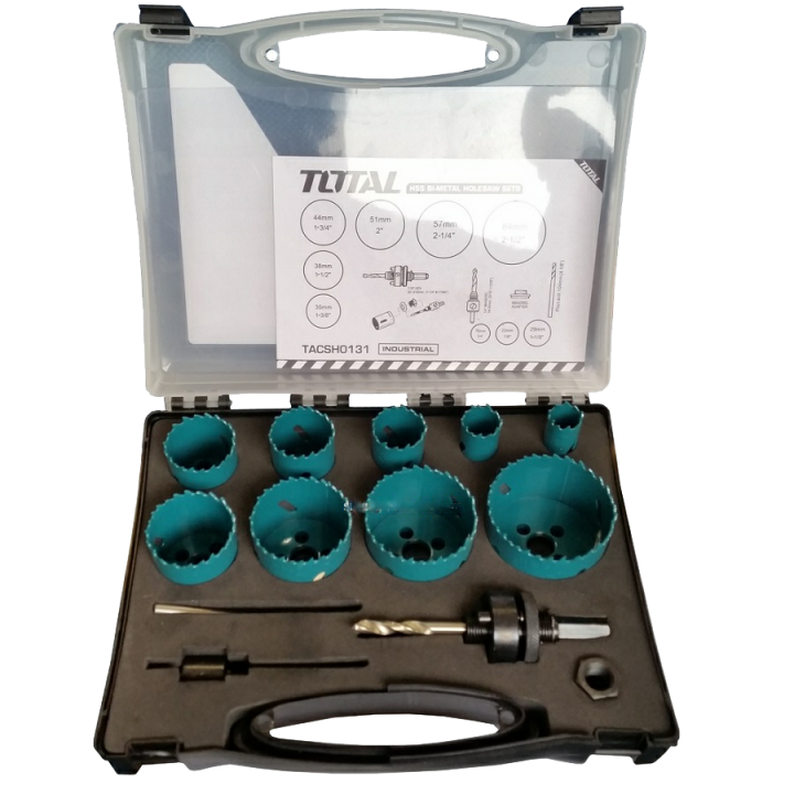 TOTAL Saw Hole Set TACSH0131 13PCS Hss BI-MET