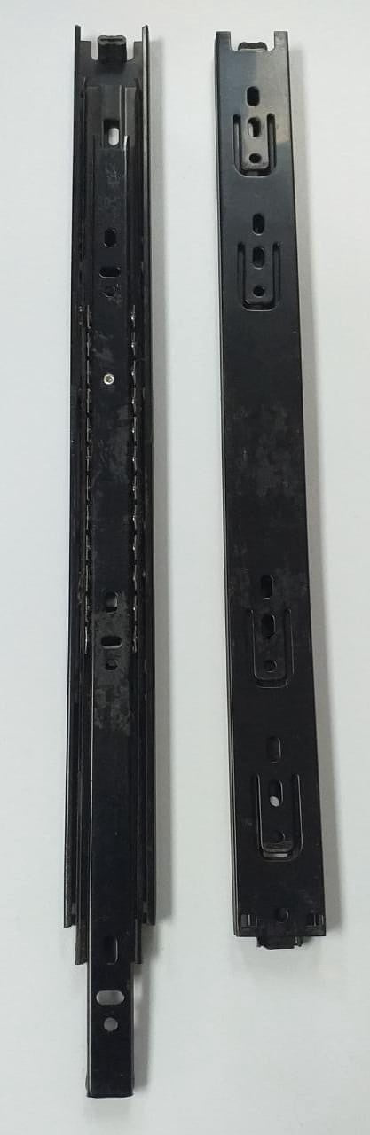 Drawer Slide 15" Blk 3 Way Heavy
