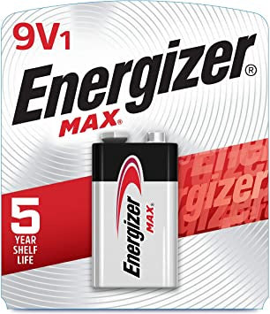 ENERGIZER Battery 9V Max Alkaline 522BP 9V1