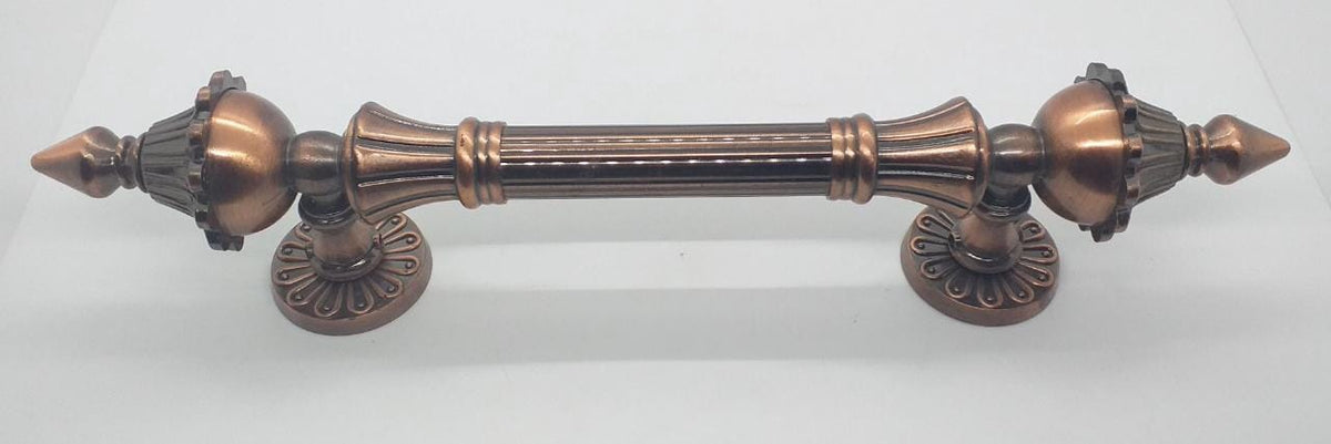 Door Handle 9" Pr Bronze Spear Head Design