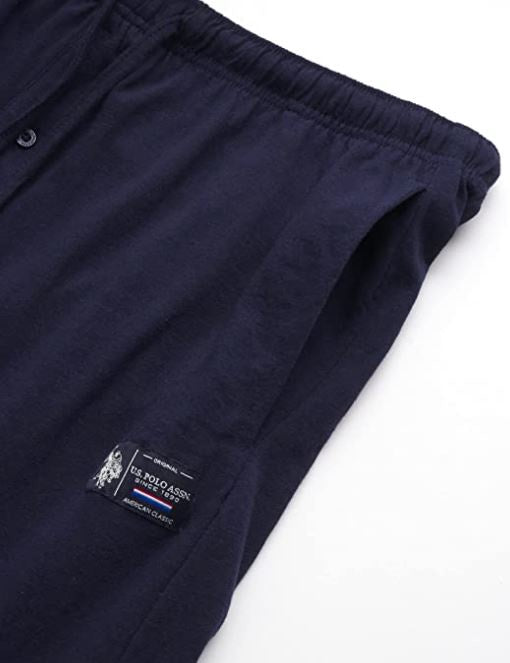 US POLO ASSN. Men Jogger PJ/LOUNGEWEAR Us Polo Lightweight Sweatpants Black