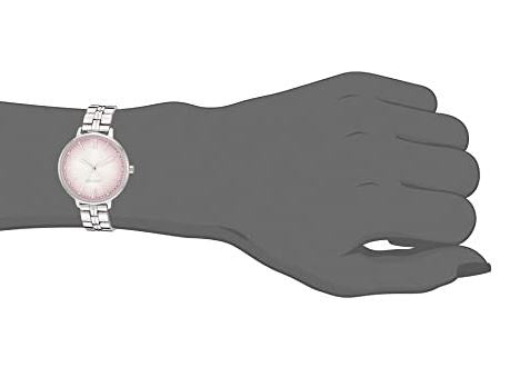 NINE WEST Watch Women's Crystal Accented Bracelet Pink