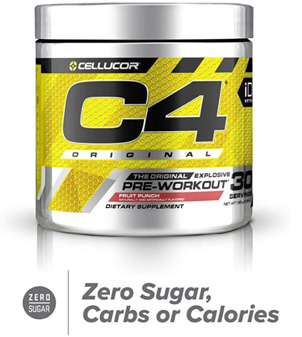 CELLUCOR Supplement C4 Original PRE-WORKOUT Fruit Punch / Watermelon Men & Women