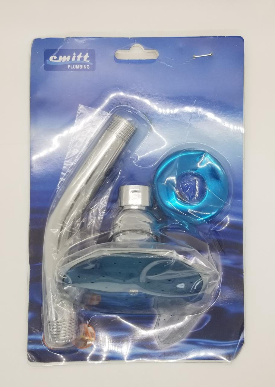 CMITT Shower Rose 4"X1/2" W/POLE Nickle