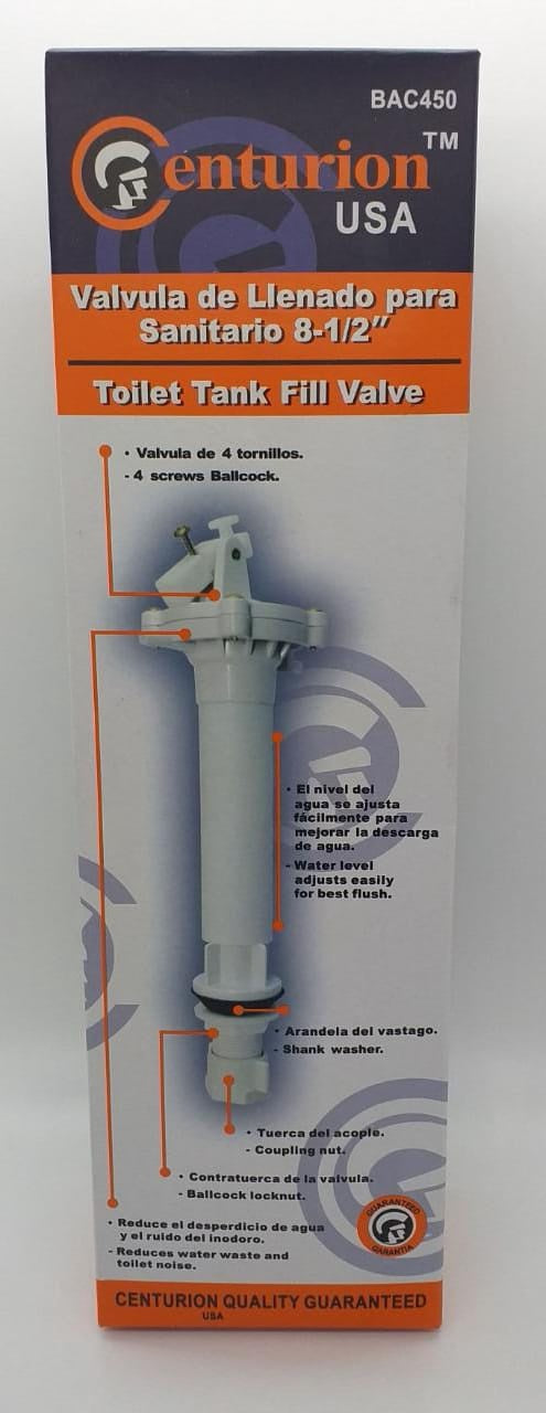 CENTURION PVC Ball Cock 8 1/2" #BAC450