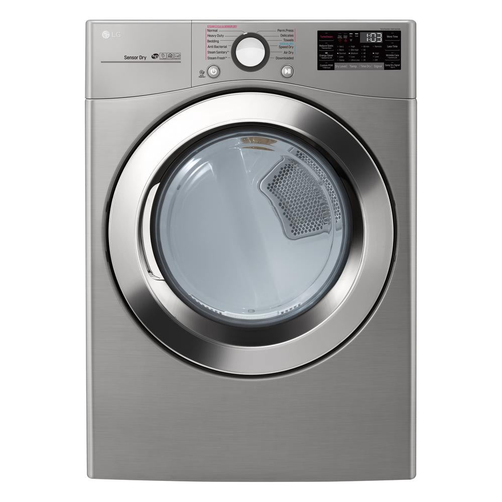 LG Dryer DLGX3701V Gas Smart WIFI Steam English Panel