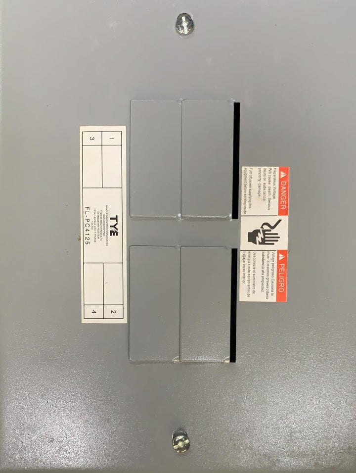 TYE Breaker Panel 4 X 8 125AMPS Surface Type