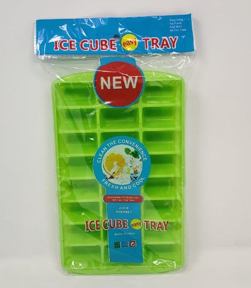 GENERIC Ice Cube Easy Tray QB33 3 Row 24 Cells