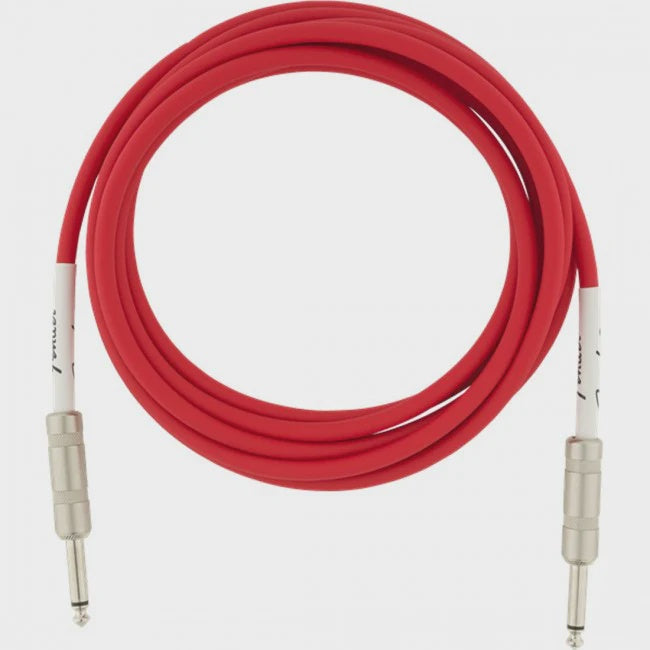 FENDER Lead 1 1/4" Male Mono to 1 1/4" Male Mono 10FT Cable 0990510010 Fiesta Red Guitar